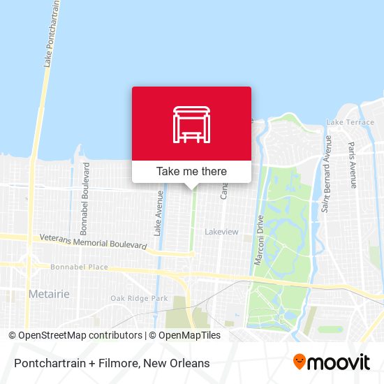 Pontchartrain + Filmore map