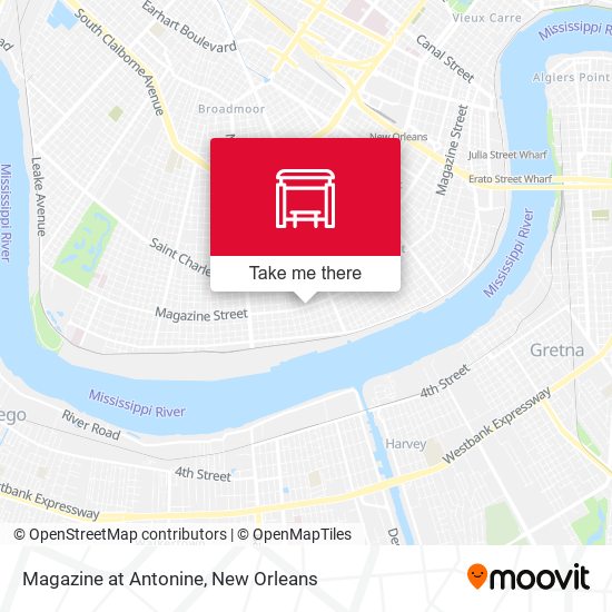 Magazine at Antonine map