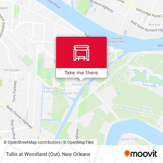 Tullis at Woodland (Out) map