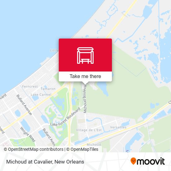Mapa de Michoud at Cavalier