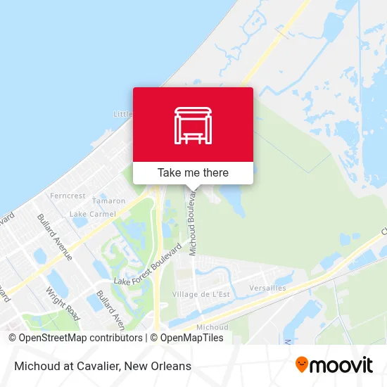 Michoud at Cavalier map