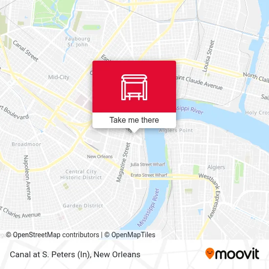 Canal at S. Peters (In) map