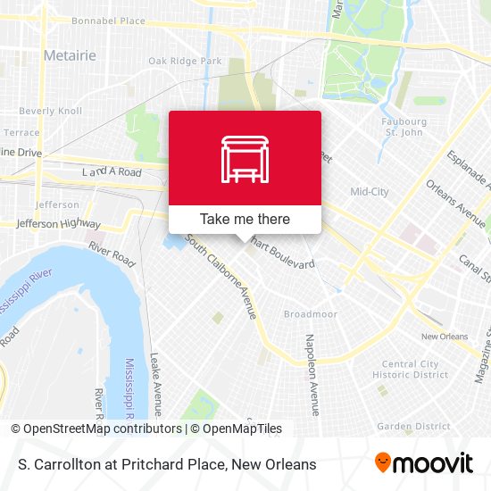 S. Carrollton at Pritchard Place map