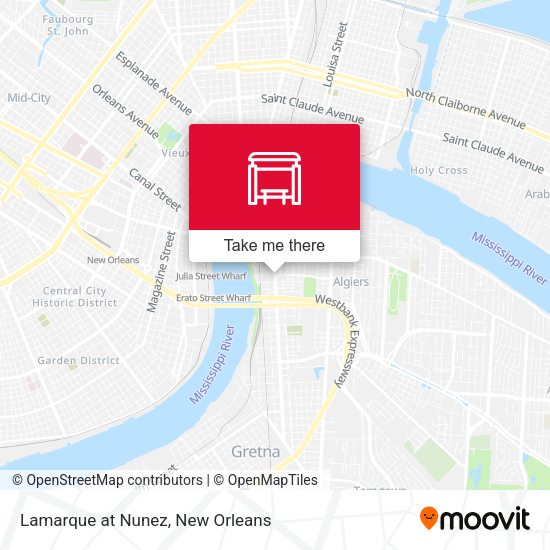 Lamarque at Nunez map