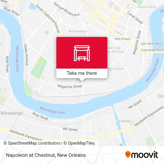 Napoleon at Chestnut map