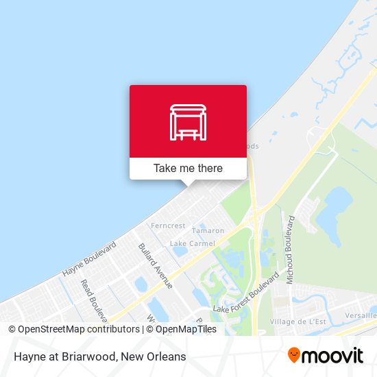 Hayne at Briarwood map