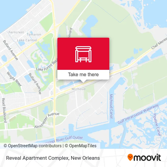 Reveal Apartment Complex map