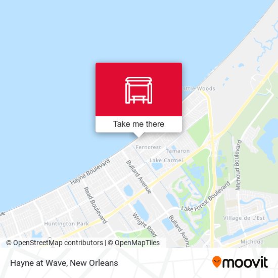 Mapa de Hayne at Wave