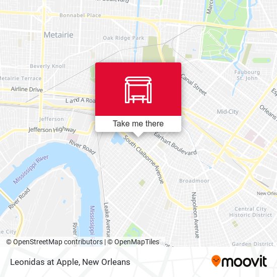 Leonidas at Apple map