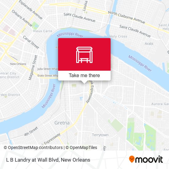 L B Landry at Wall Blvd map
