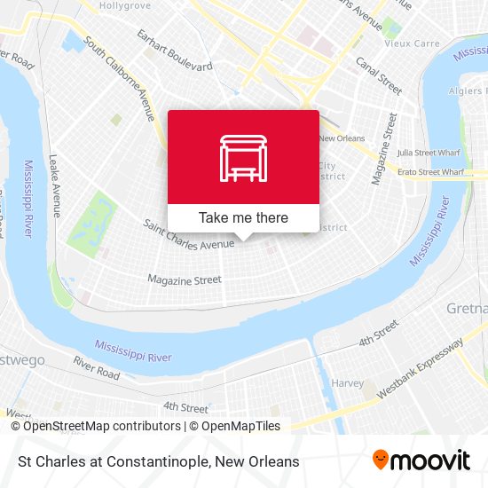 Mapa de St Charles at Constantinople