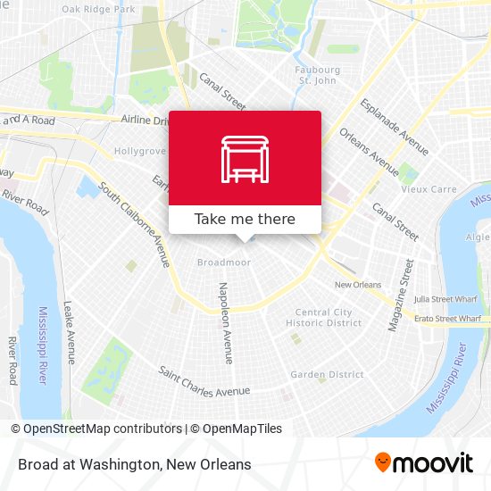 Mapa de Broad at Washington