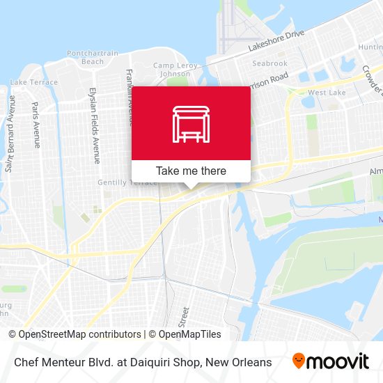 Chef Menteur Blvd. at Daiquiri Shop map