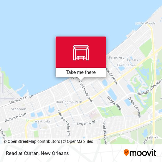 Mapa de Read at Curran