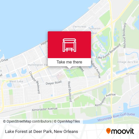 Mapa de Lake Forest at Deer Park