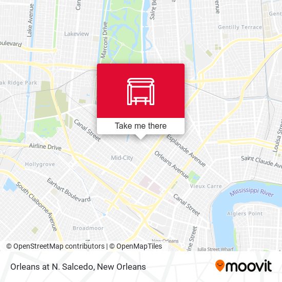 Orleans at N. Salcedo map