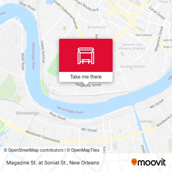 Mapa de Magazine St. at Soniat St.