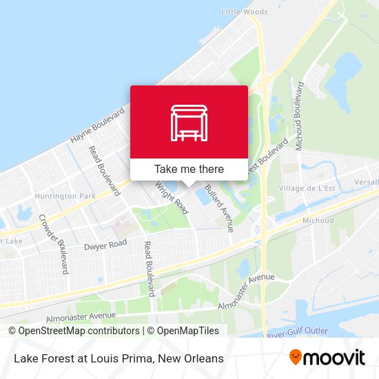 Mapa de Lake Forest at Louis Prima