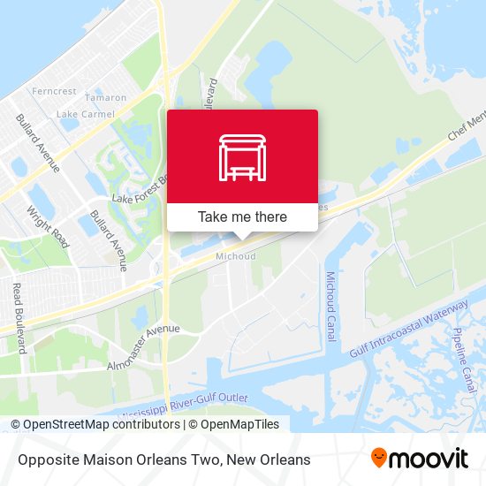 Opposite Maison Orleans Two map