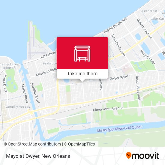 Mayo at Dwyer map