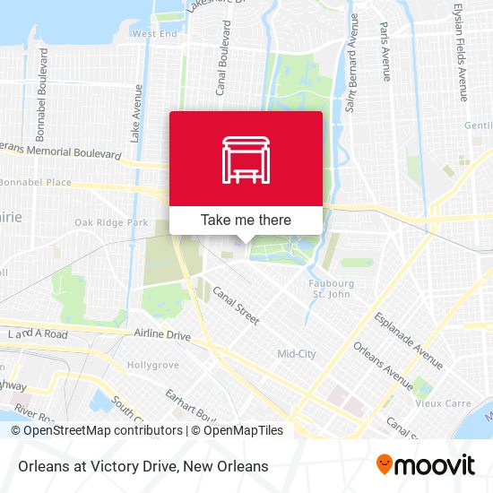Orleans at Victory Drive map