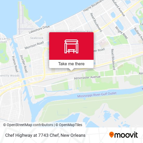 Mapa de Chef Highway at 7743 Chef