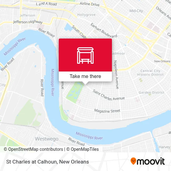 St Charles at Calhoun map