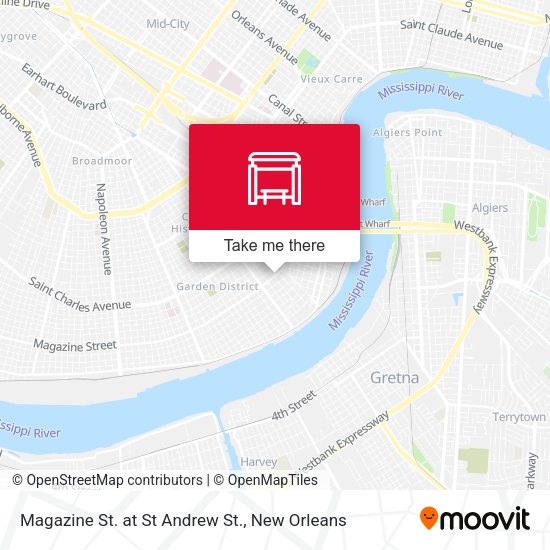 Mapa de Magazine St. at St Andrew St.