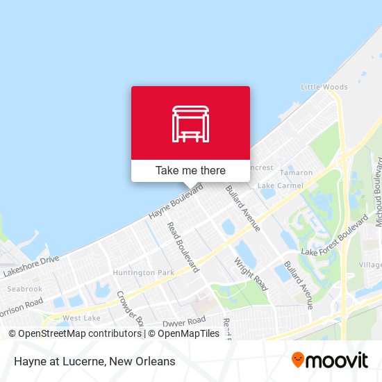 Mapa de Hayne at Lucerne