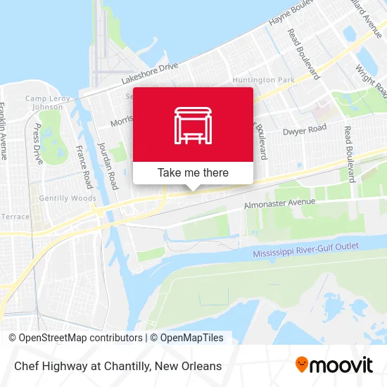 Chef Highway at Chantilly map