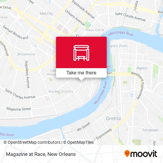 Magazine at Race map