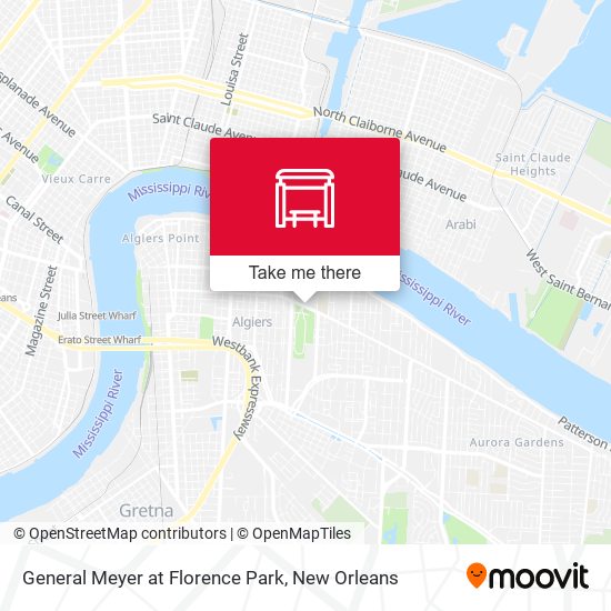 General Meyer at Florence Park map