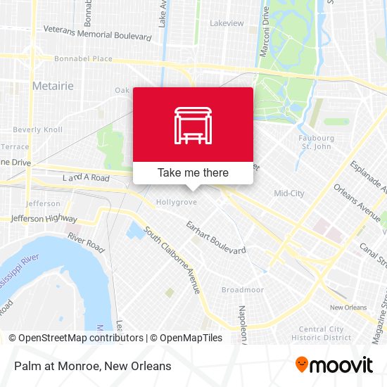 Mapa de Palm at Monroe