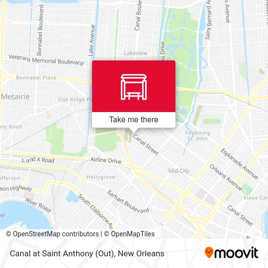 Canal at Saint Anthony (Out) map