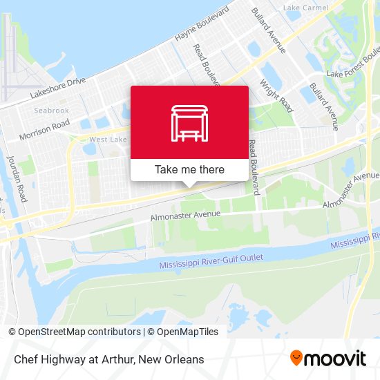 Mapa de Chef Highway at Arthur