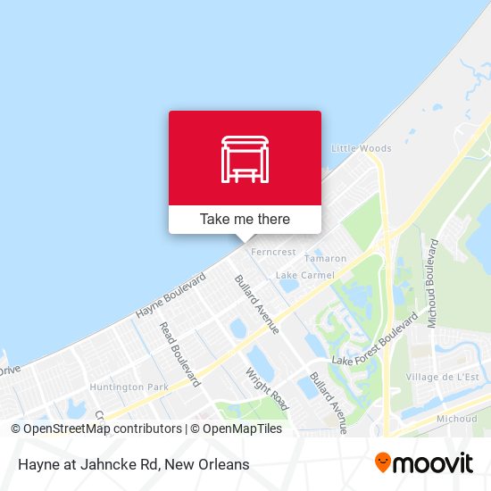 Mapa de Hayne at Jahncke Rd