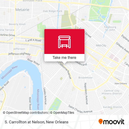 S. Carrollton at Nelson map