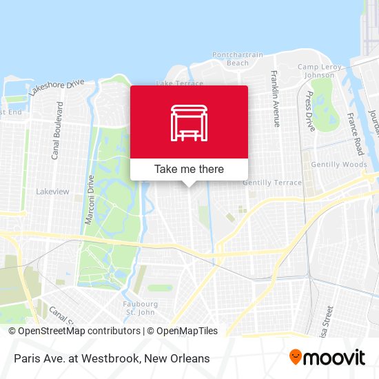 Paris Ave. at Westbrook map