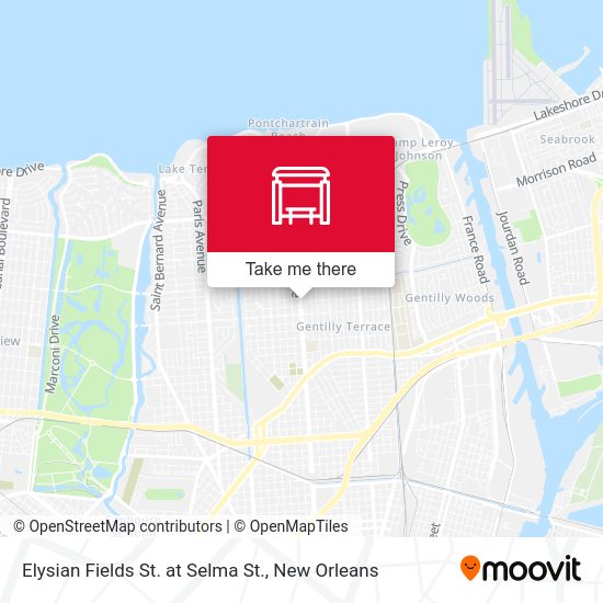 Mapa de Elysian Fields St. at Selma St.