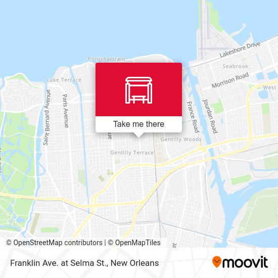 Mapa de Franklin Ave. at Selma St.