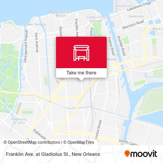 Mapa de Franklin Ave. at Gladiolus St.