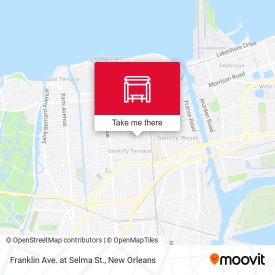 Mapa de Franklin Ave. at Selma St.