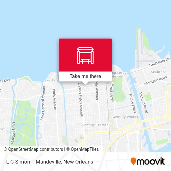 L C Simon + Mandeville map