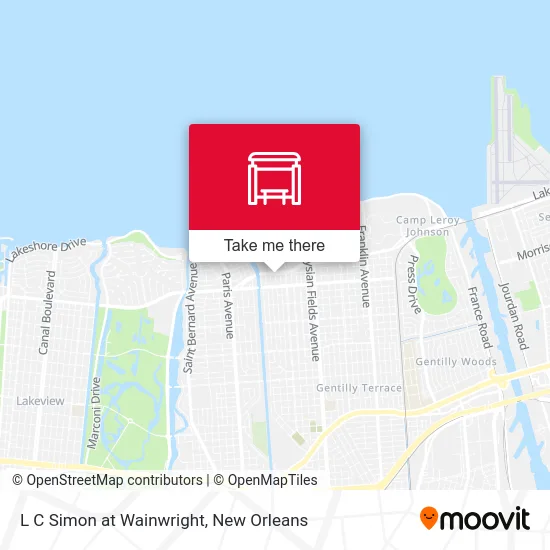 L C Simon at Wainwright map