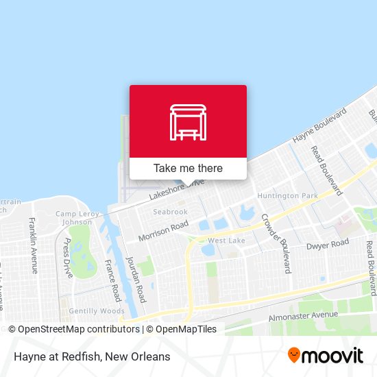 Hayne at Redfish map