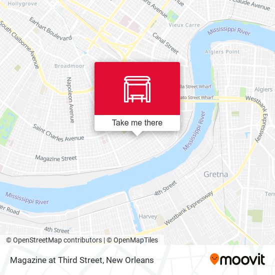 Mapa de Magazine at Third Street