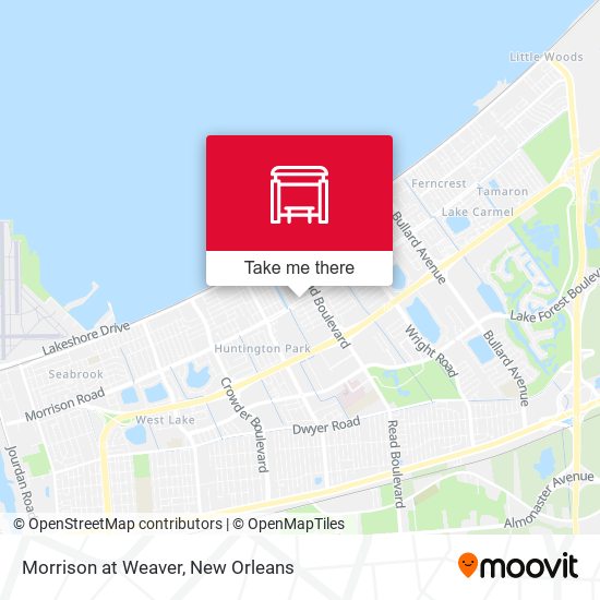 Morrison at Weaver map