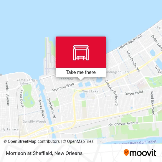 Morrison at Sheffield map