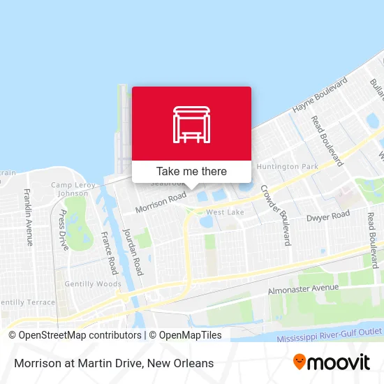 Morrison at Martin Drive map