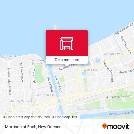 Mapa de Morrison at Foch